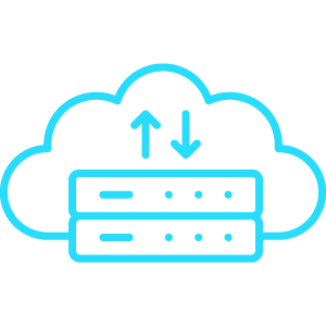 Cloud data icon